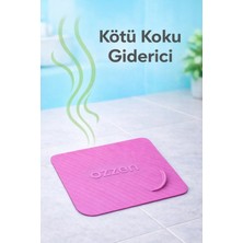 Ozzen Pembe Kötü Koku Böcek Önleyici Silikon Mat Banyo Mutfak Lavabo Balkon Gider Tıpası Kapağı