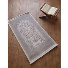 AatoliaRugs Lüks Viscon Iplik Dokuma Seccade 80X125 cm - 100 Tarak Özel Tezgah Halı Seccade - Çeyizlik ve Hediyelik Namazlık