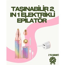 MidasTech 8000 Rpm Taşınabilir Epilatör – Kaş Düzeltici ve Dudak Epilatörlü Pille Çalışan Midastec