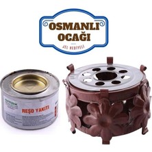 Marsilyan Dekoratif Metal Osmanlı Ocağı ve Reşo Yakıtı – Isıtmalı Sunum Için Güvenli ve Şık Çözüm