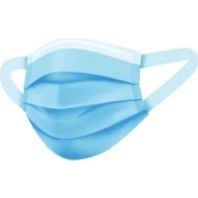 Dr.Lory Mavi Cerrahi Maske 50Lİ Paket (Geniş Kulak Bandı)