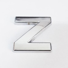 TeknoKapsül Z Harfi 3,75 cm Krom Yapışkanlı