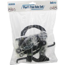 MidasTech Plastik Bisiklet Fren Takımı Set 2pcs Fren Kolu - 1pcs Fren Teli  - 4pcs Fren Mekanizma - Pabu�