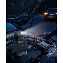 MidasTech Taşınabilir Akü Takviye Cihazı Araç Çalıştırma ve Dijital Hava Kompresörü Çok Amaçlı G