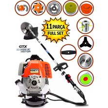 Eisenn Germany Gx-11 Maxtorq Sırt Tipi Benzinli Ot Çalı Çim Biçme Tırpanı+ Tam Takım Halı Yıkamalı