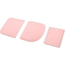 3 Parça Plastik Hamur Kesici - Kazıyıcı (4887) Midastech