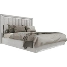 TWO ES Gri Baza+Başlık Yatak Dahil Değildir.