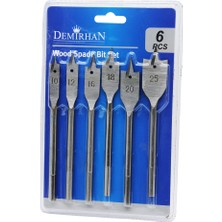 6 Parça  Yaprak Matkap Ucu SET10-12-16-18-20-25 (4887) Midastech