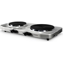 Kumtel LX-7021 2 Gözlü Elektrikli Ocak 2500W (4887) Midastech