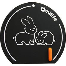 Hayvan Çizimli  Gider Koku Önleyici Silikon Mat (4887) Midastech