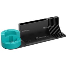 Kızılelma Teknik Rf4 RF-ST15 Çok Fonksiyonlu Döner Cımbız / Tornavida Saklama Rafı, Şablon Saklama Fonksiyonu ile Birlikte