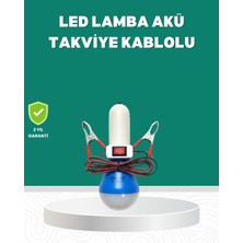 Aküden Çalışan 12V LED Ampul Taşınabilir Kullanım Midastech