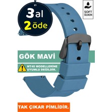 Trendburada Tcl Mt42 Mt42x Mt43 Mt46-Slazenger Akıllı Çocuk Saatleriyle Uyumlu Silikon Saat Kordonu Kayışı A71SYH