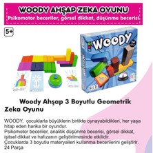 Woody Ahşap 3 Boyutlu Geometrik Zeka Oyunu Midastech