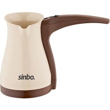 MidasTech Sinbo SCM-2928 Elektrikli Cezve Plastik Türk Kahve Makinesi Çelik Gizli Rezistans (4887)