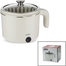 MidasTech Elektrikli Çok Fonksiyonlu Pişirici Paslanmaz Çelik Tencere 800ML SCO-5063 (4887) Midaste