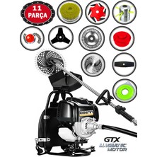 Eisenn Germany EIS-BR11 Sırt Tipi Benzinli Ot Çalı Çim Biçme Tırpanı+ 11 Pcs Full Set Halı Yıkamalı