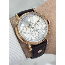 Hislon Orijinal Deri Kordon Su Geçirmez Erkek Kol Saati ILKMS100R-02KR