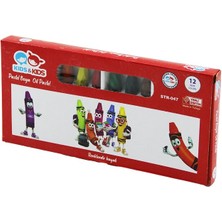 Kıds - Kıds Str-47 12PCS = 12 Renk Pastel Boya (4887) Midastech