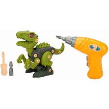 Popüler Sepet Sök Tak Dinozor ve Hareketli Matkap Seti