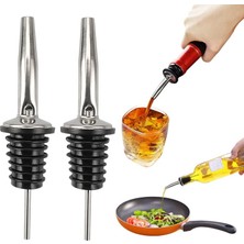 MidasTech Şişe Ucu Servis Aparatı Damlalık Yağdanlık -Şişe Tıpa Sürekli Akışlı Hava Delikli Midas