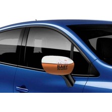 Araç Ayna Kılıfı 2 Adet - Baby On Board Midastech