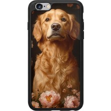 iPhone 6 Plus / 6s Plus Uyumlu Golden Kopek Tasarımlı Glossy Premium Kılıf