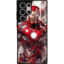 Samsung Galaxy S23 Ultra Uyumlu Iron Man ( Demir Adam ) Tasarımlı Glossy Premium Kılıf