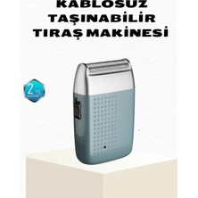 Şarjlı Kuru Kullanım Tıraş Makinesi – Kablosuz, Taşınabilir Midastech