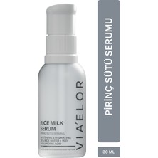 Via Elor Pirinç Mayası Aydınlatıcı ve Nemlendirici Cilt Tonu Eşit Görünümüne Yardımcı Serum 30 ml