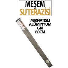 Gri Mıknatıslı Su Terazisi Meşem 60 cm