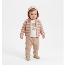 Mumbino Erkek Çocuk 3'lü Ceketli Takım / Ceket - T-Shirt - Pantolon 3 Parça Takım 06 - 24 Ay