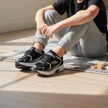 Jamix 530 Siyah-Beyaz Erkek Çocuk Spor Ayakkabı