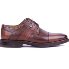 Shoetyle Fosco - Hakiki Deri Taba Rengi Klasik Erkek Ayakkabı - 3258