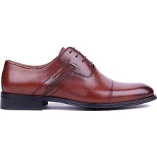 Shoetyle Fosco - Hakiki Deri Taba Rengi Klasik Erkek Ayakkabı - 1539