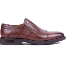 Shoetyle Fosco - Hakiki Deri Taba Rengi Günlük Erkek Ayakkabı - 3257