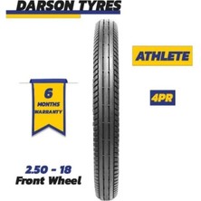 Darson 2.25-17 4pr Tt (Iç Lastik Gerektirir) Atlete Motosiklet Lastik