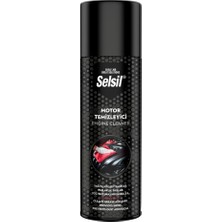 MidasTech Selsil Oto - Araç Motor Temizleyici - Parlatıcı - Toz Yapışma Engelleyici Sprey 500ML (4887)