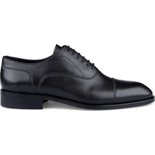 CARVAO Tambo Hakiki Deri Siyah Oxford Erkek Ayakkabı