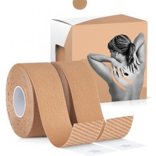 Kinezyo Ağrı Bandı 2.5 cm x 5 M Ten Rengi  Midastech