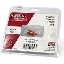 Lincoln Electric Lıncoln W03X0893-64A Plazma Nozul 100A Nozzle (Kp 2845-8)