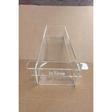 İntime Endüstriyel Mutfak Pleksi Tiramisu Kalıbı – 40X11X6 cm Şeffaf Akrilik Pasta Kalıbı