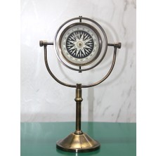Pirinç Masa Üstü Pusula Model 4 Midastech