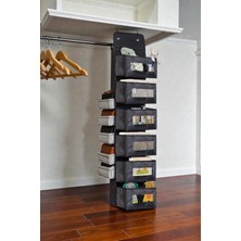 ALAS 6 Katlı Çocuk Odası Banyo Askılı Raf Düzenleyici Hurç