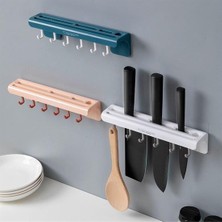 MidasTech Pratik Çoklu Bıçak Askısı Mutfak Bıçak Düzenleyici Organizer Dayanıklı Bıçaklık (4887)