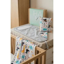 Hamur Yenidoğan 3 Prç Anne Bebek Hediyesi Hastane Çıkışı Battaniye Alt Açma Çantası Organizer Set Animal