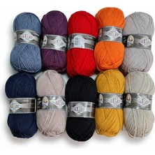 Lida Crafts Alize Superlana Midi Kraışık 10'lu