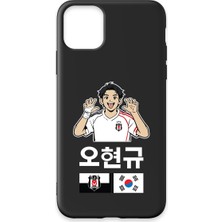 iPhone 11 Pro Uyumlu Beşiktaş Hyeongyu Oh Siyah Silikon Lisanslı Telefon Kılıfı