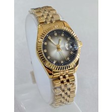 My Polo Time Çelik Kordonlu, Altın Sarısı, Takvimli, 3 Atm Su Geçirmez, 2 Yıl Garantili Kadın Kol Saati