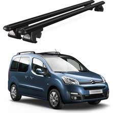 Today Auto Venüs Citroen Berlingo (2008-2018) Uyumlu Siyah Ara Atkı Port Bagaj Tavan Barı
